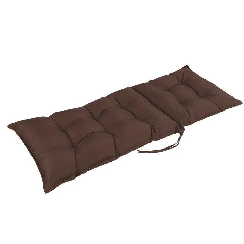 Outdoor Recliner Seat Cushion Seat Pad Waterproof Garden Patio Sun Bed Lounger Recliner Cushion Garden Bench Swing Seat Cushion