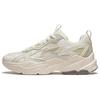 Li Ning Meteor Cushioning Slip Resistant Abrasion Resistant Support Low Top Casual Shoes Women's White Green AGCU122-2