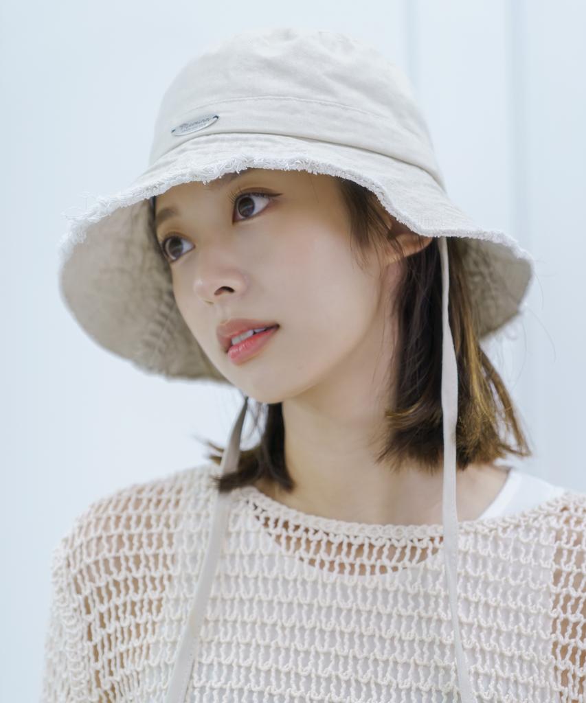 Sodamon Mimin Swood Fringe Bucket Hat 4 Colors