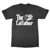 The Catfather T Shirt Funny Top Cat Lover Movie Buff Gift For Dad
