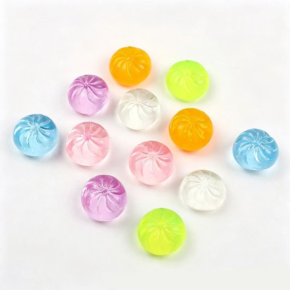 5Pcs Mini Dumpling Squishes Stress Relief Toy With Dumplings Steamer Fidget Sensory Squeeze Ball Simulation Food Squishy Bun