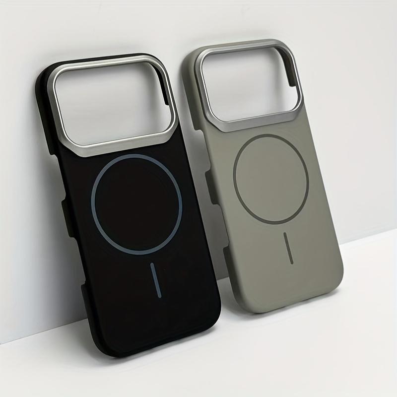 Capa Magnética de Metal para Câmera de Celular para Para Iphone 17 13 14 1Plus 16 16 Pro Max 17Air Carregamento Sem Fio Para Capa