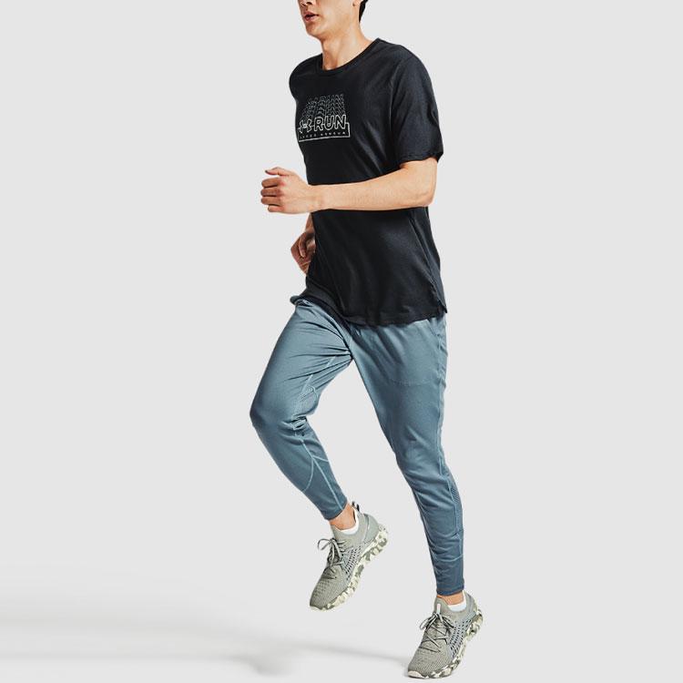 Under Armour Phantom Letter Logo Training T-Shirt Men Tops Black 1362994-001