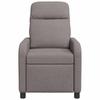 Massage Recliner Taupe Fabric