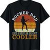 Tricou Retro Rock And Roll Cu Tată Rocker Este Mult Mai Cool