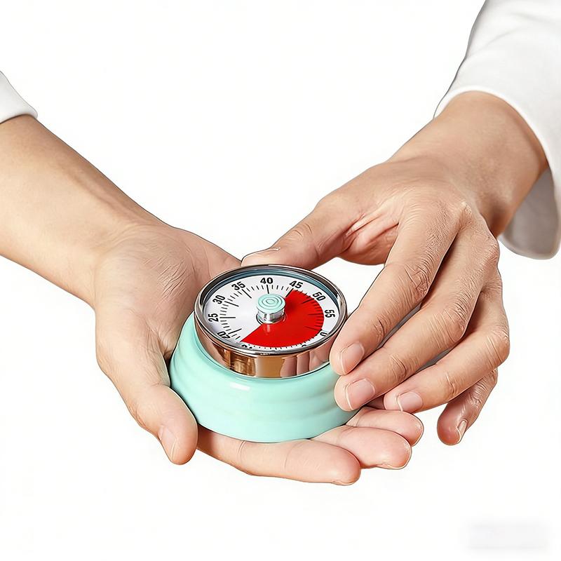 Mechanical Kitchen Timer Cooking Time Reminder Visible Time Manager Countdown Alarm Magnetic Type Reminder Countdown Time