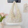 Summer Fairy Gas Lace Daisy Canvas Bag Women's New Trendy Shoulder Bag Shopping Bag