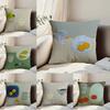 C-Colorful Quiet Beauty Pillow Case Null