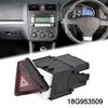 Car Hazard Flash Switch Button Dark Red for Golf MK5 OEM Number Compatible