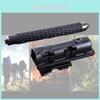 Outdoor Self Defense Gear Portable Telescopic Baton Cover Quick Draw Adjustable Length