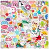 100 Small Size 4cm Small Fresh Camera Stickers Ebay Girl Line Computer Waterproof Water Bottle Stickers