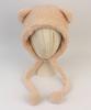Yunibeosyeolkemiseuteuli Bear Soft Fleece Beige Bonnet Hat