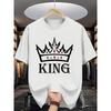 European Size Men's Fashion Summer Round Neck Pattern Short-Sleeved T-shirt, Cool and Handsome Style, with Unique Printed Figure