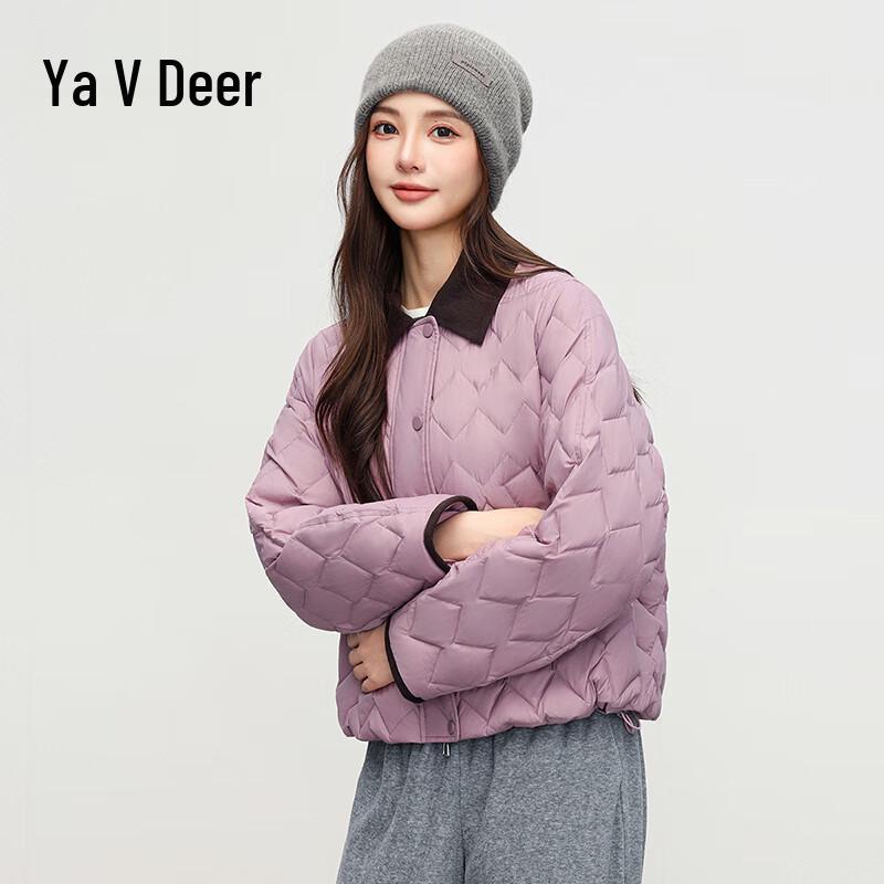Yalou Doudoune Légère Style Chemise pour Femme