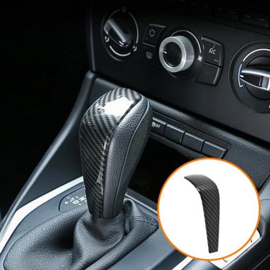 Carbon Fiber Shift Knob Cover Shell For Bmw E87 1 Series E90 E92 3 Series E84 X1