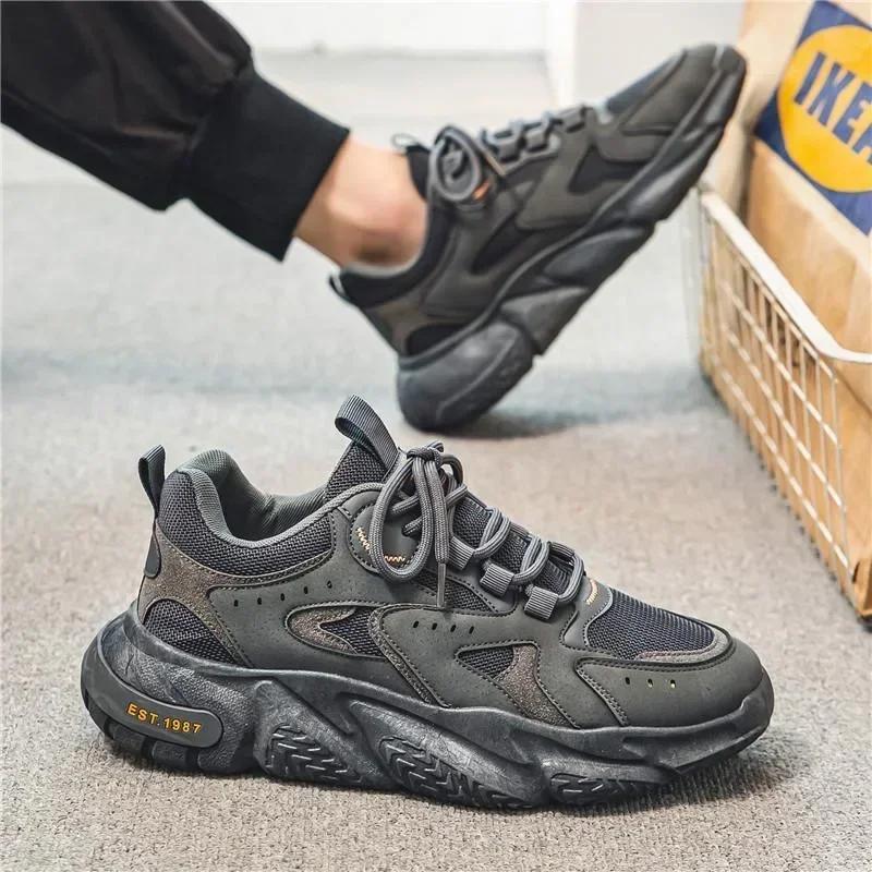 Fashion Hot Selling Comfortable and Breathable Men's Platform Shoes Zapatillas De Hombre Trendy Casual Shoes Men Brand Mens Sneakers