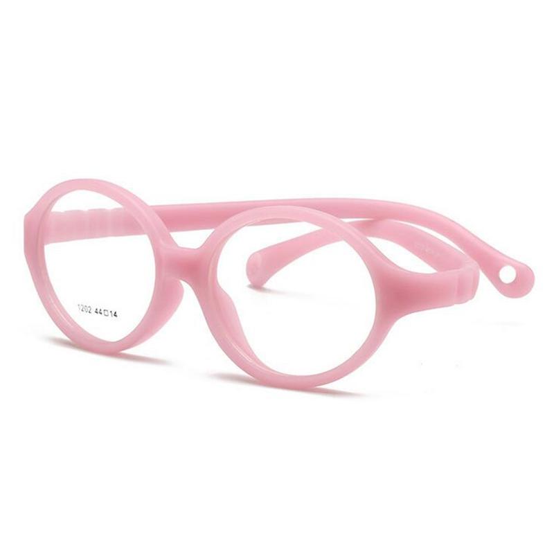 Safety Silicone Blue Light Blocking Kids Glasses Prescription -4.0 to 0 for Boys Girls Computer Use