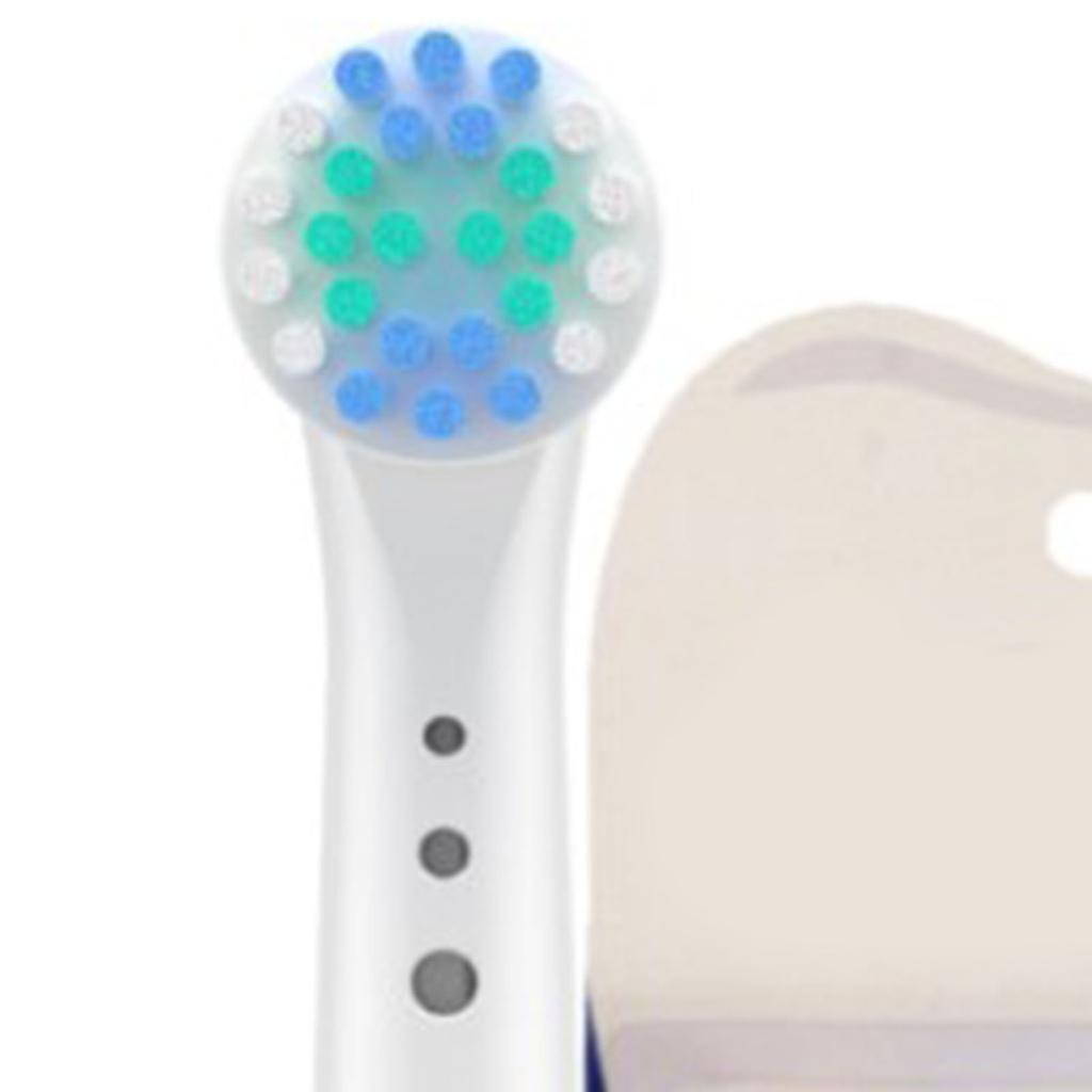 8 buc Capete de periuță de dinți electrică Moi Rotunde Îngrijirea gingiilor Rotativ Curățare profundă Înlocuire periuță de dinți