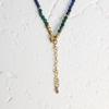 Bien Vetu 3Mm Malachite X Lapis Lazuli Gold Ring Layered Necklace