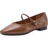Bata Women's Sheepskin Mary Jane Flats