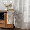 1PC Simple and Versatile Solid Color Sheer Curtain Jacquard Ring Type Tulle for Living Room Bedroom Balcony Window Home Decor