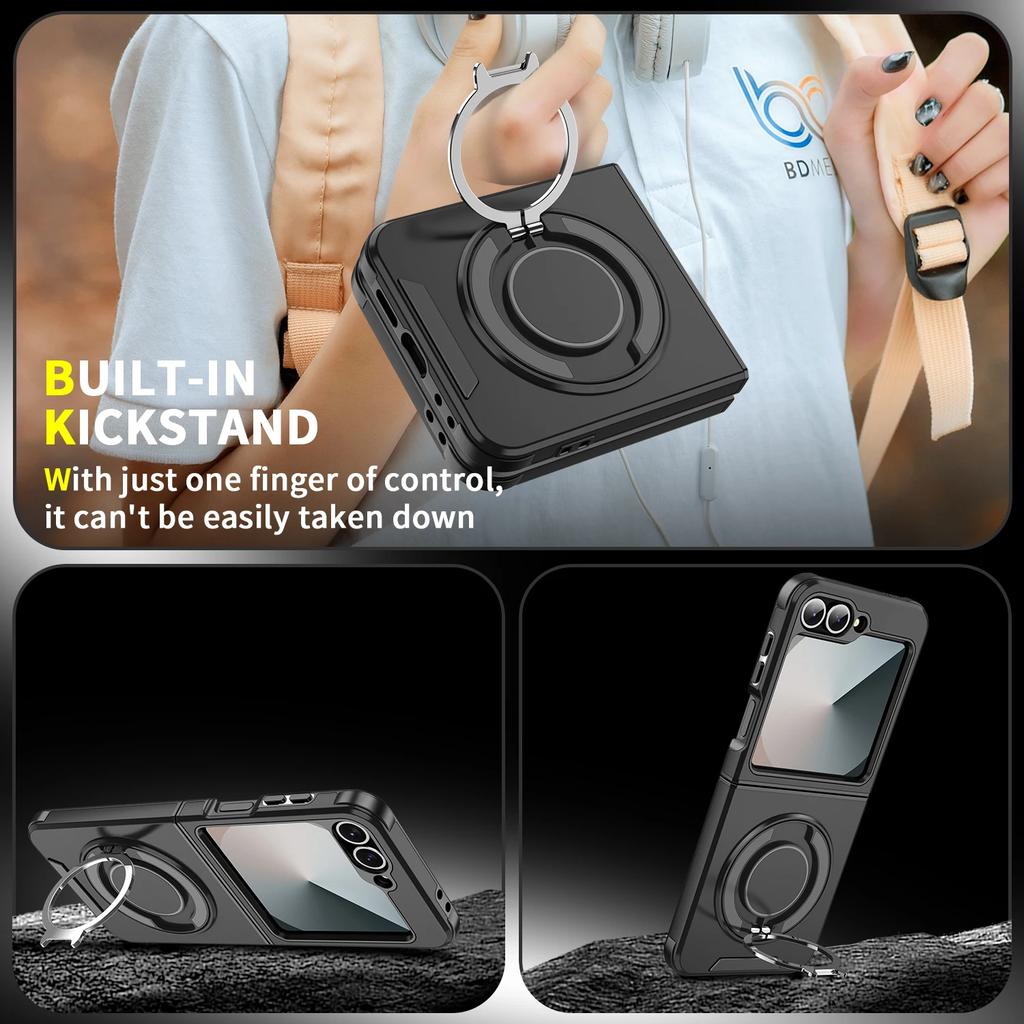 Rotating Slide Camera Lens Case for Samsung Galaxy Z Flip7 Flip6 Flip 7 6 5G Zflip7