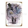 Xaden Riorson Dragon Metal Plaque Poster Club Character Wall Cave Cave Custom Tin Sign Poster