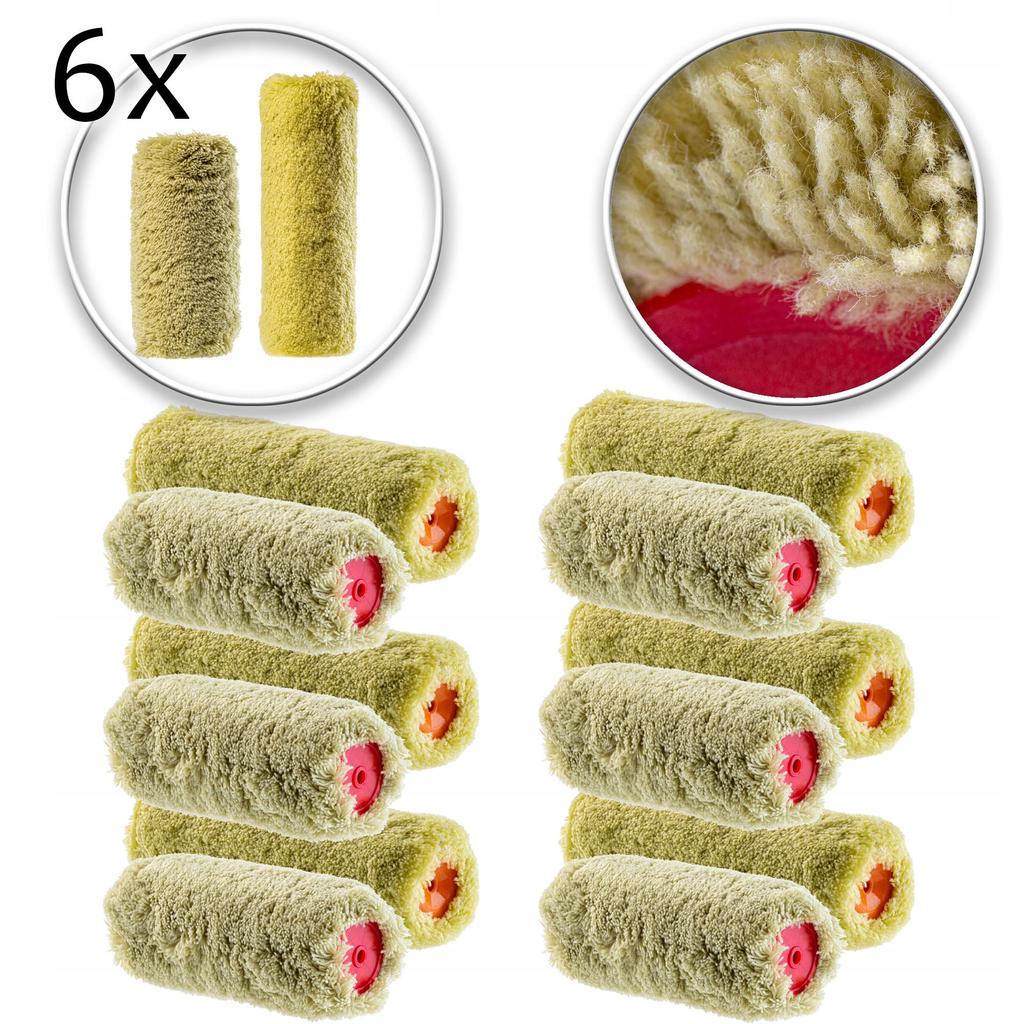 KADAX Paint Roller Spare Thick Hair 20 and 25cm 6pcs