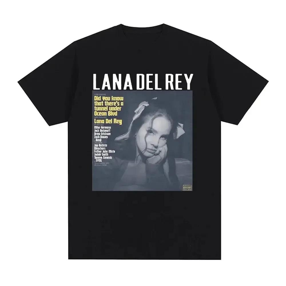 Singer Lana Del Rey Print T Shirt Women Unisex Fashion Hip Hop Tshirts Streetwear Harajuku Short Sleeve T Summer Tee Streetwear