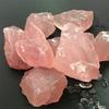 100G Natural Raw Pink Quartz Crystal Rough Stone Crystal Minerals Fish Tank Stone