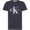 Comfortable Versatile Letter Print Short Sleeve T-Shirt Men Tops Dark-Blue J30J314314-CHW