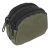 Nylon Double Zipper Pocket Coin Purse Men Outdoor Pouch Lightweight Small Card Holder Keys Storage Belt Waist Bag