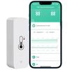 PHOVOLT WiFi Thermometer Hygrometer Sensor, Wireless Smart Temperature and Humidity Monitor with Remote App Notification Alarm, for Home, Greenhouse