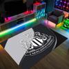 Newcastle United Football Design Crystal Velvet Carpet Cozy Non?Slip Printed Rug For Bedroom Living Room Entrance