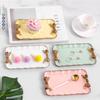 Set Farfurii Dreptunghiulare Farfurii Imitatie Ceramica Simple Creative Rasina Desert Tort Farfurie Fundita Artizanala Decoratiune Petrecere Tava