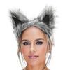 Sztuczne Futra Koty Lisy Uszy Opaska na Głowę dla Kobiet Halloween Cosplay Kostium Akcesoria do Włosów Futrzane Zwierzęce Uszy Obręcz do Włosów