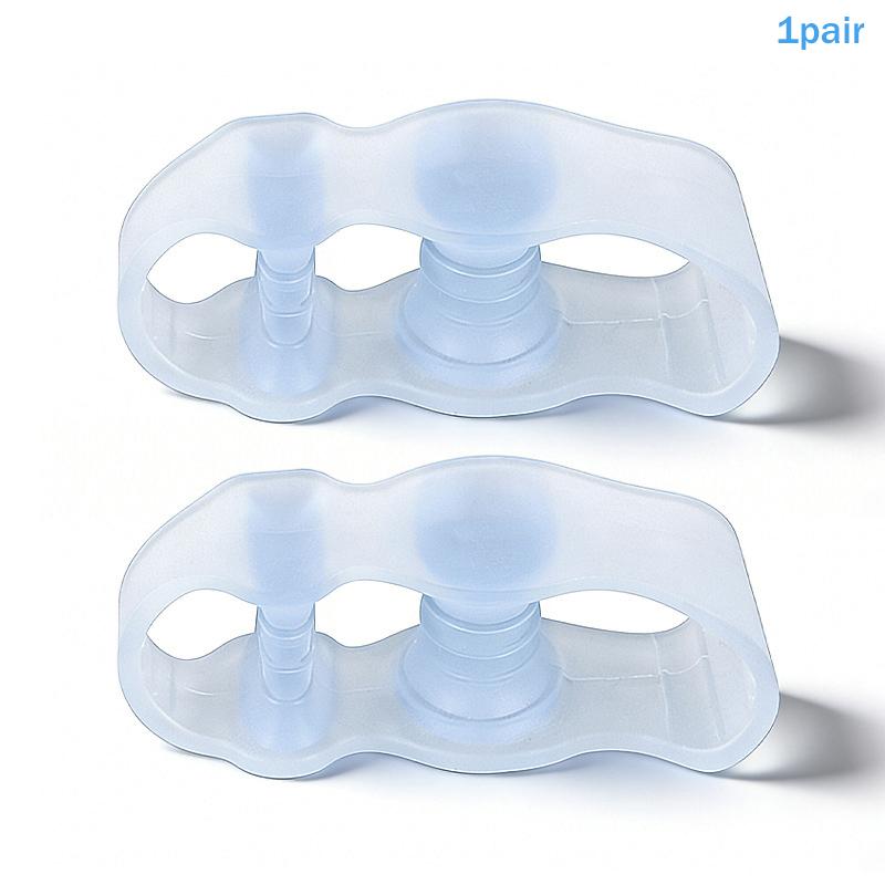 Gel Toe Separator 3 Toe Bunion Corrector for Overlapping Toes Medical Grade Soft Gel for Yoga and Walking