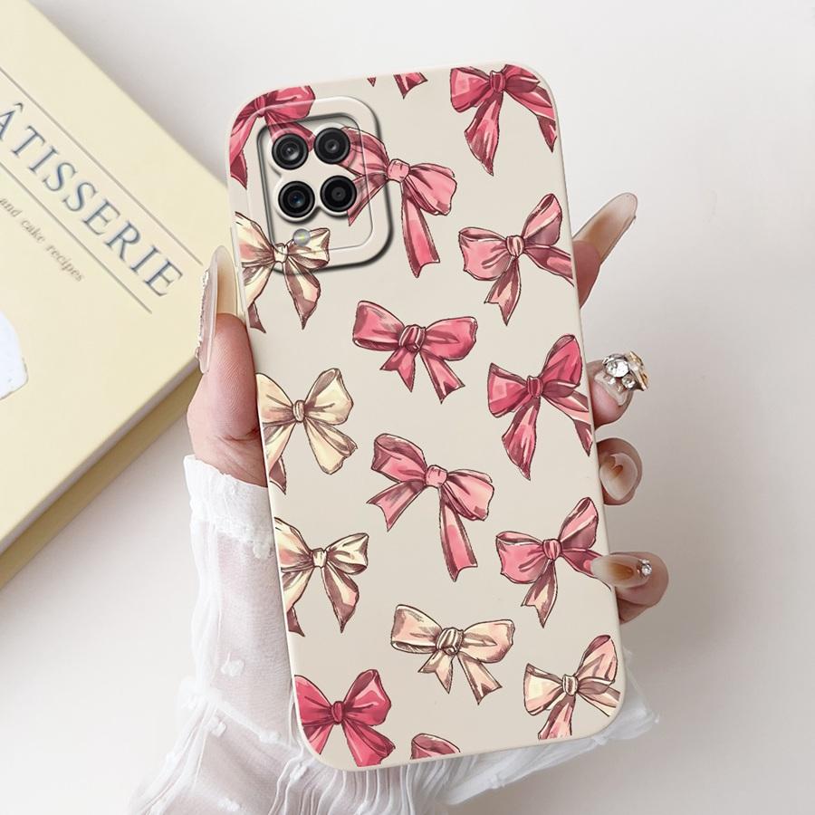 For Samsung A22 A225F 4G Phone Case Flower Painted Proective Cover for SamsungA22 A22s a 22 s 5G Soft Silicone Funda Capa