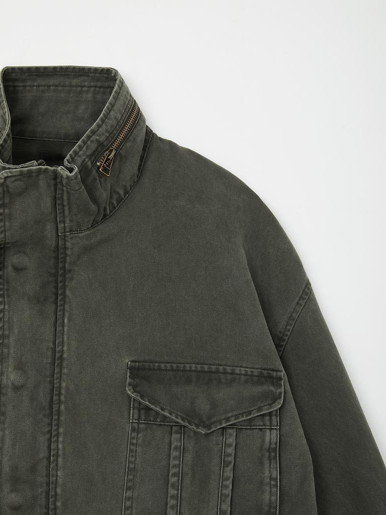 Ikalook Pigment Washed Field Jacket Djp117