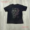 Vintage Wolf T Shirt Mens Extra Large XL Black 90s Nature Pathfinder Animals 1990s Vintage Washed Designer Clothes Casual