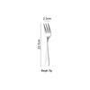 ZISIZ Stainless Steel Dinner & Dessert Forks