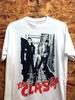 Rare! The Clash Band Cotton White Shirt Unisex S To 5XL Unisex T-Shirt