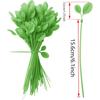 Leaf Shape Green Nylon Zip Ties for Garden Plant Support and Decoration Reusable Weather Resistant for Indoor Outdoor Use