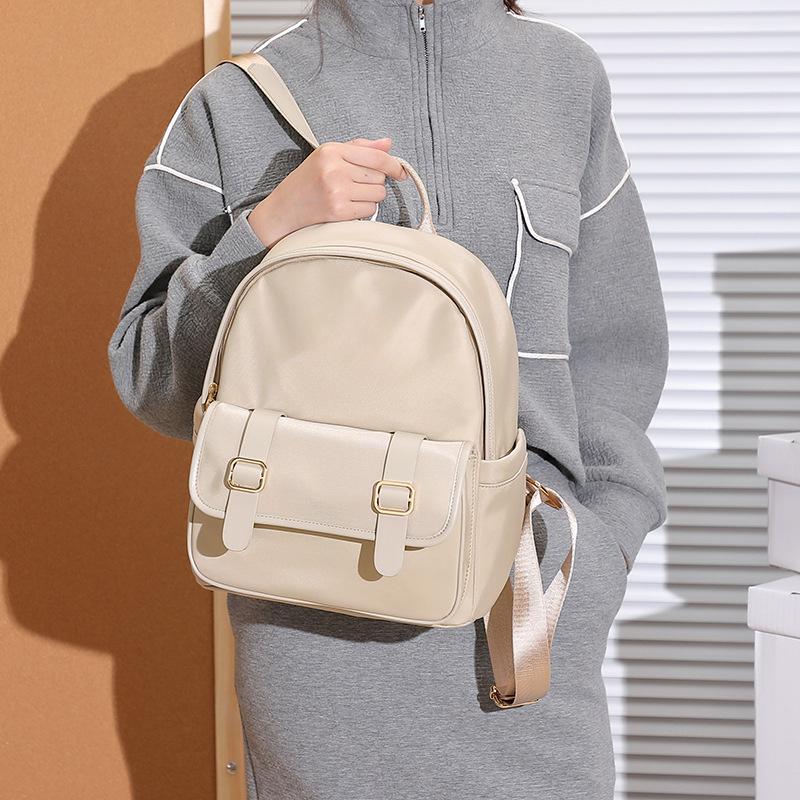 Mini All-match Oxford Backpack Bag Female Fashion Casual Commuting Light Outdoor Travel Small Backpack