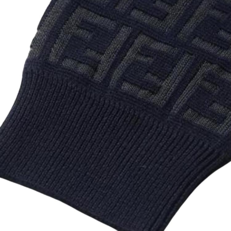 Fendi Allover Ff Jacquard Crewneck Jumper FZY063AAUQF03LQ