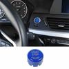 For BMW X3 F25 X4 F26 2011-2017 ABS Blue Start Button Ignition Switch Cover Trim