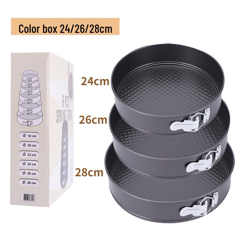 Non-Stick Removable Bottom Cake Pan Set – Round Chiffon Mold Tool