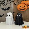 Halloween Middle Finger Ghost Statue Small Halloween Decor for Home Centerpiece for Coffee Table, Adorable Horror Figure