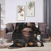 The Vampire Diaries Damon Salvatore TV-Serie Flanelldecken Warme Überwurfdecke für Sofa Bett Reisebettdecke Sofabettbezug