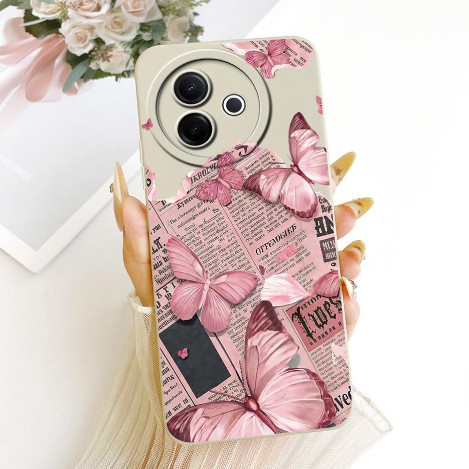 For Vivo Y39 5G Case V2436 Cool Owl Dragon Painted Cover Shockproof Phone Case For Vivo Y300i Y 300i V2444A VivoY39 5G Soft Bags